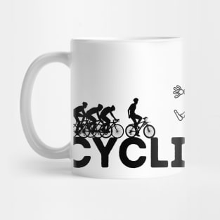 Skeleton Cyclist Mug